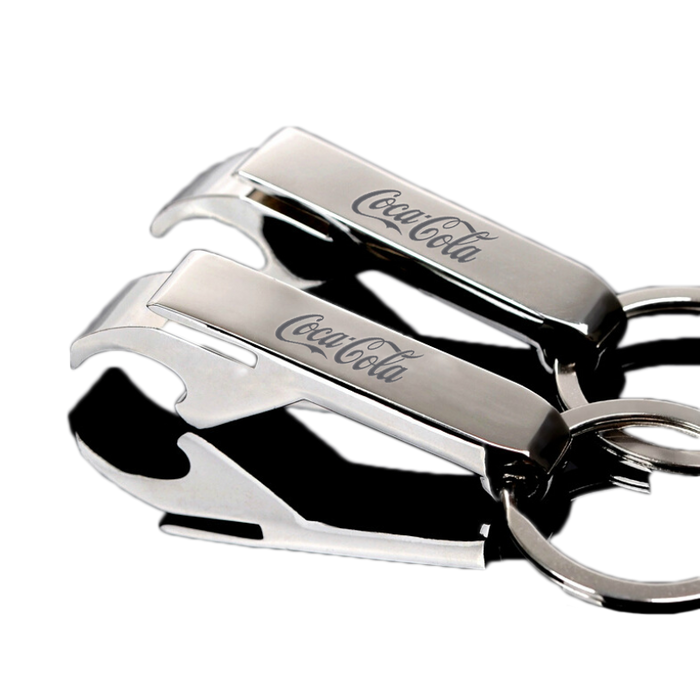 Clamping Bottle Opener Keychain - Promo Direct Now