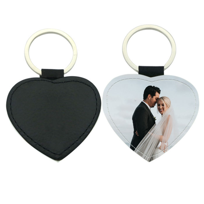 Heart Leather Keychain - Promo Direct Now