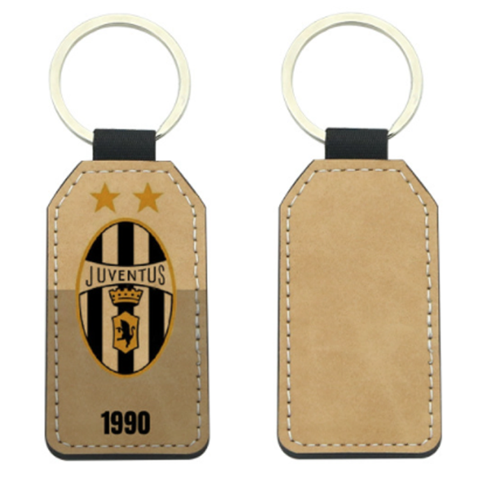 Full-Color Tag Leather Keychain - Promo Direct Now