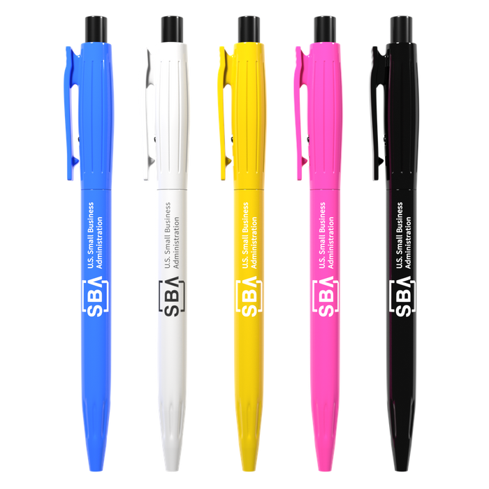 Old Style Retractable Plastic Ball Pen - Promo Direct Now