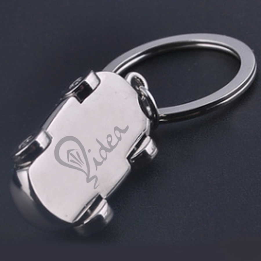Intricate Car-shaped Metal Keychain - Promo Direct Now