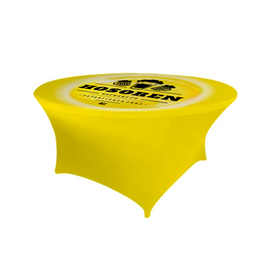 Round Table Cover - Stretch Spandex - Promo Direct Now