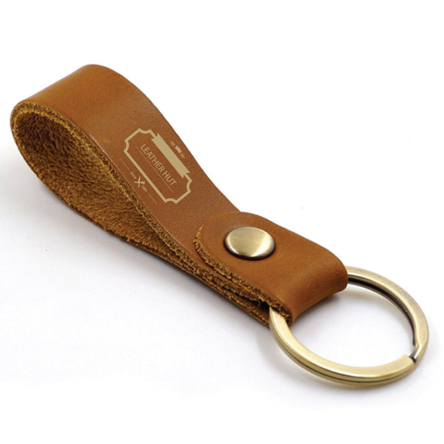 Suave Leather Keychain - Promo Direct Now