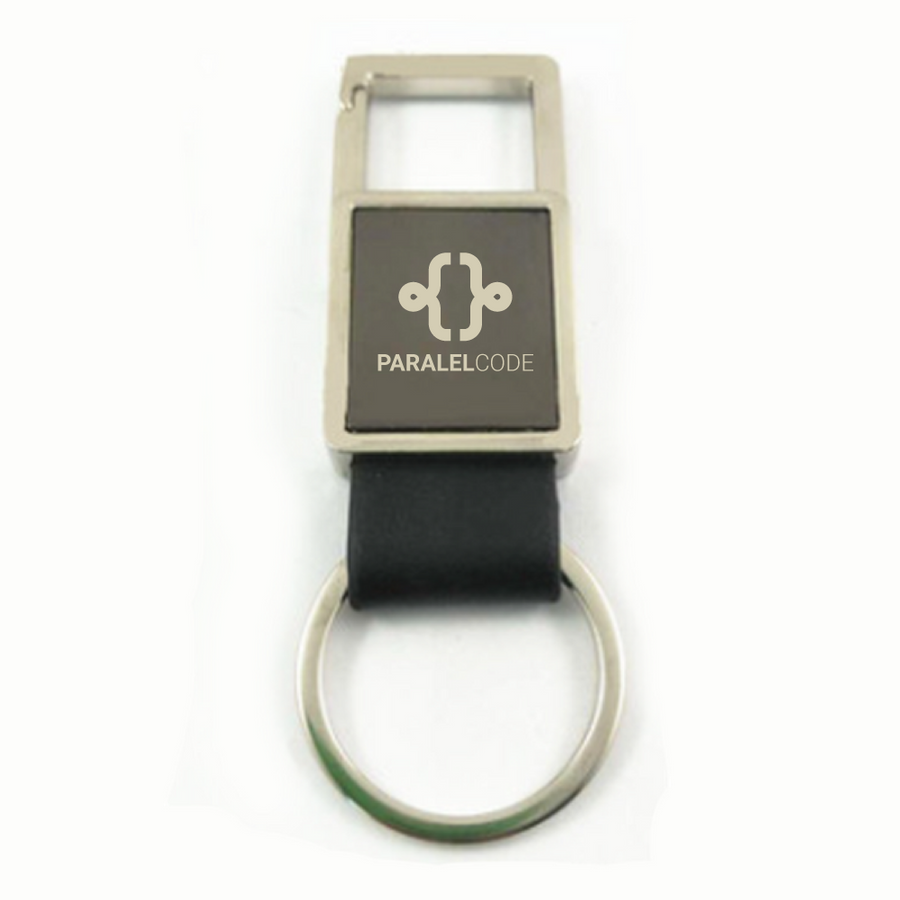 Square Caribiner Metal Keychain - Promo Direct Now