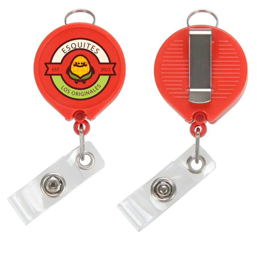 Plastic Clasp Reel Keychain - Promo Direct Now