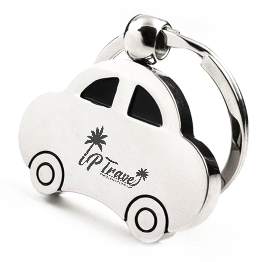 Car Shaped Metal Keychain - Promo Direct Now