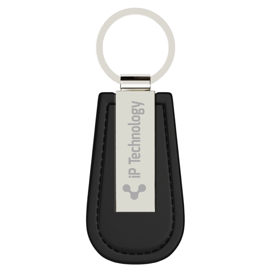 Superior Metal & Leather Keychain - Promo Direct Now