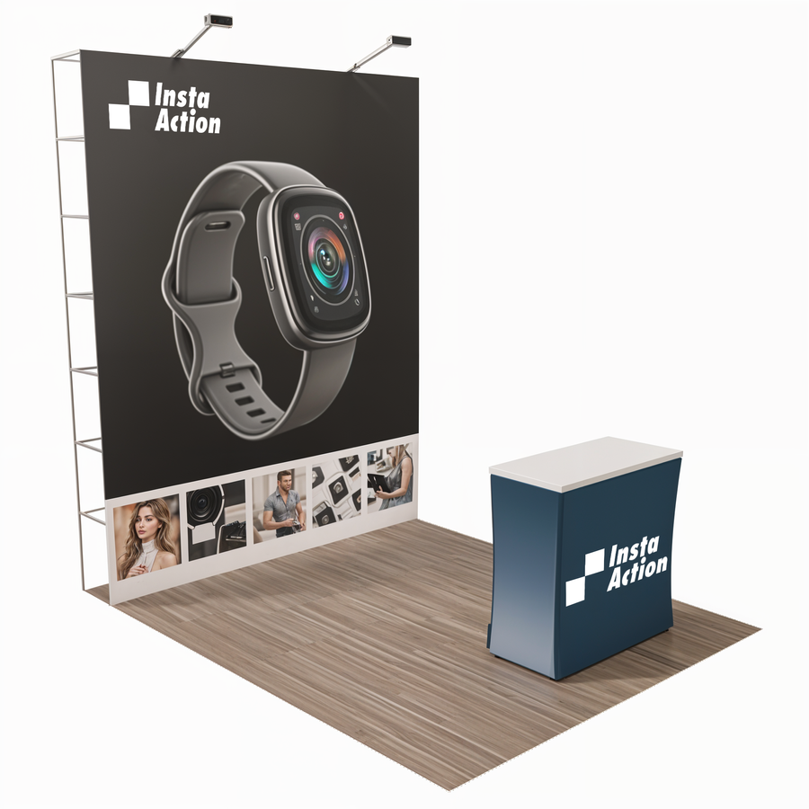 Pop Up Display Straight 8 ft - Promo Direct Now