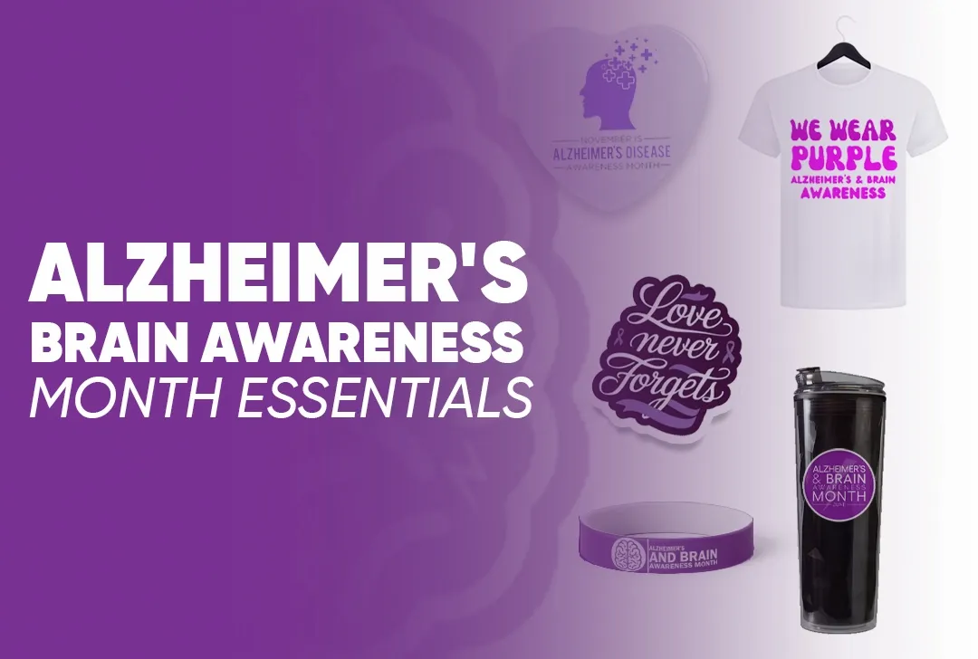 CustomApronsNow.Com Alzheimer's Brain Awareness Month
