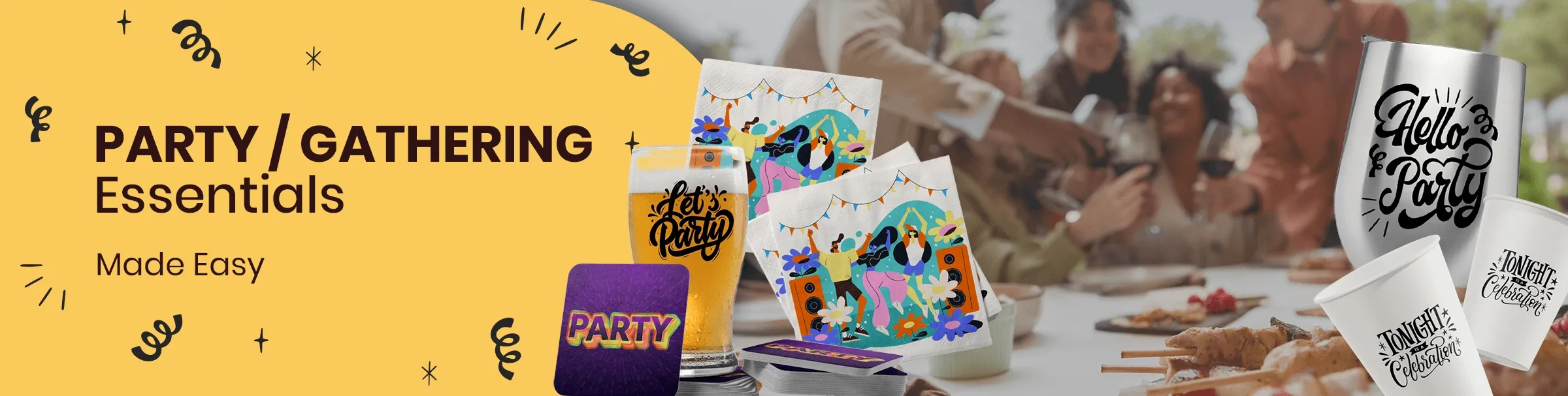 CustomApronsNow.Com Party/Gathering Essentials