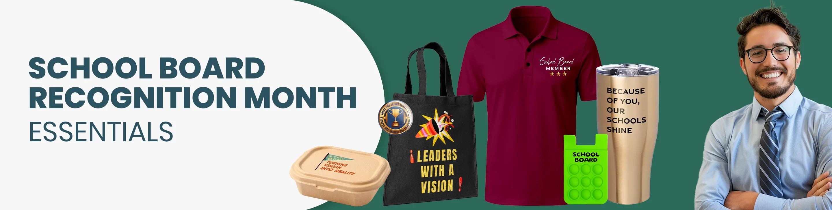 CustomApronsNow.Com School Board Recognition Month