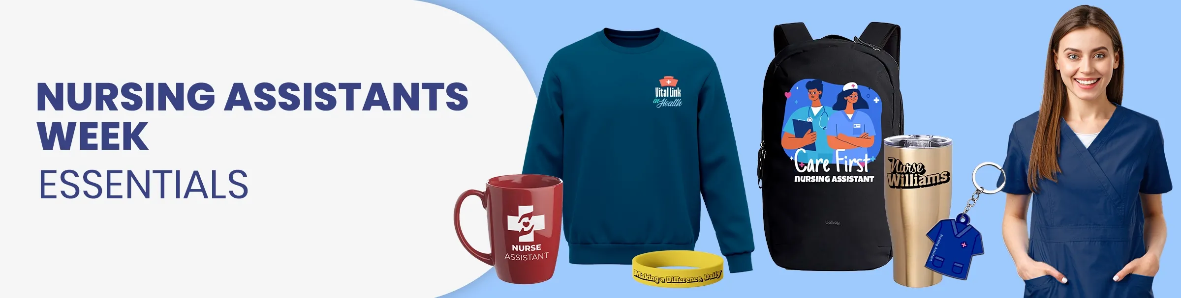 CustomApronsNow.Com Nursing Assistants Week