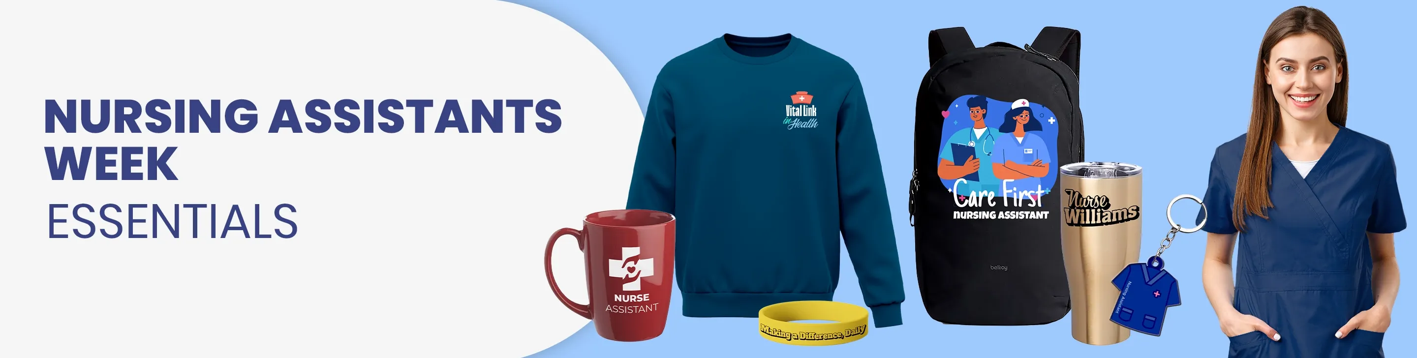 CustomApronsNow.Com Nursing Assistants Week