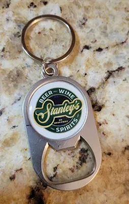 Multi-use Alloy Bottle Opener Keychain - nice