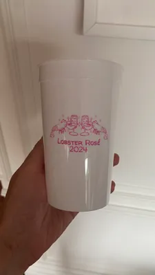 Ordered cups for an annual lobster boil