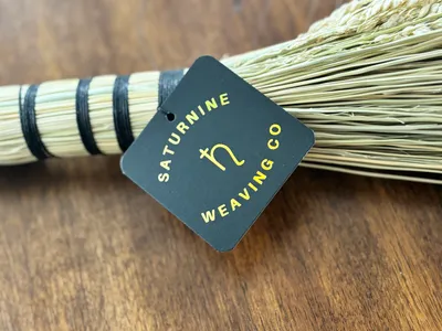 These tags look great on my handmade brooms