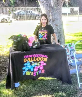 Custom Rectangle Table Covers - My niece is a Balloon Artist  Face Painter This is one of her birthday  events