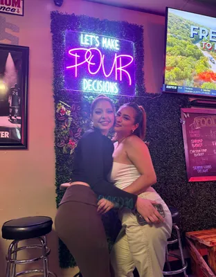 Let's Make Pour Decisions Neon Signs - Happy Hour