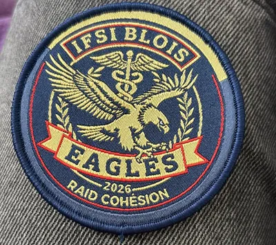 Woven Patches - I ordered 10 patches in a size of 75 cm with embroidered borders and a fabric design
