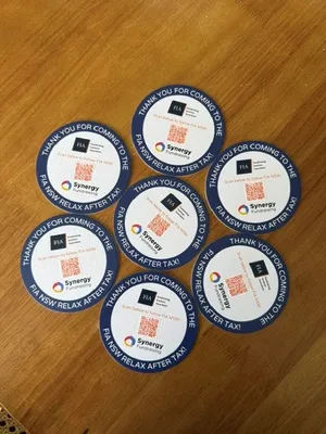 Sponsor coasters