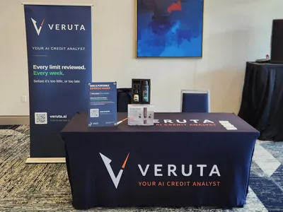 Custom Rectangle Table Covers - Credit managers event