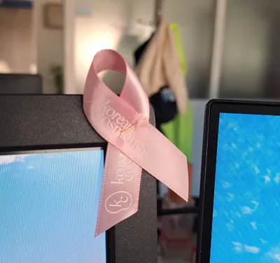 Satin Acetate Ribbon - Rose Octobre - ruban cadeau