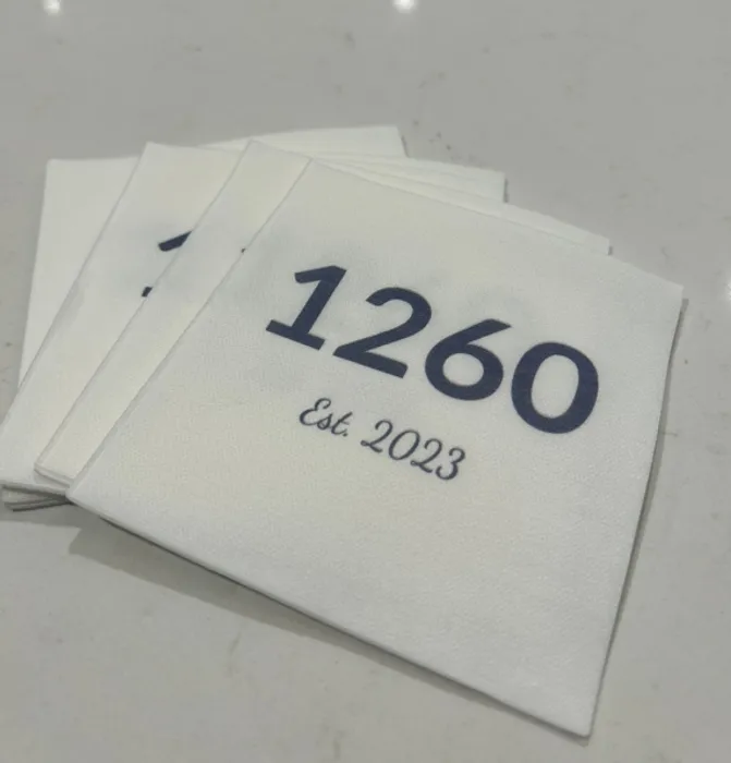 CustomApronsNow.Com - Custom Linen Beverage Napkin