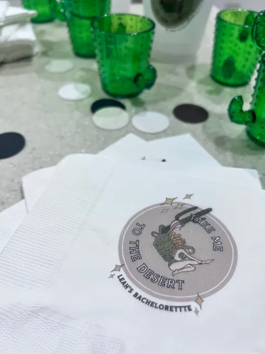 CustomApronsNow.Com - Custom Beverage Napkin