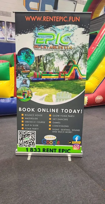 CustomApronsNow.Com - Roll Up Banner Stands