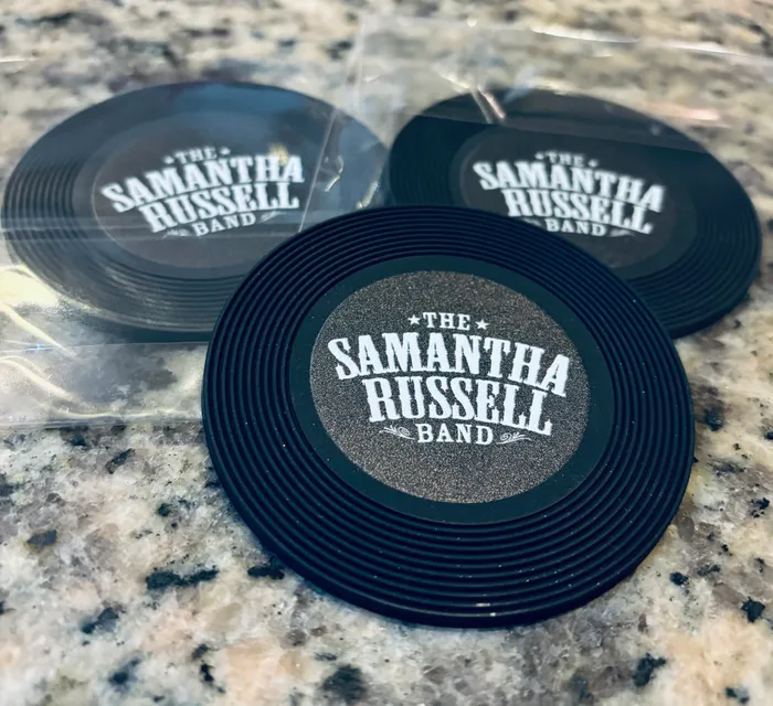 CustomApronsNow.Com - Soft Plastic Record Coaster