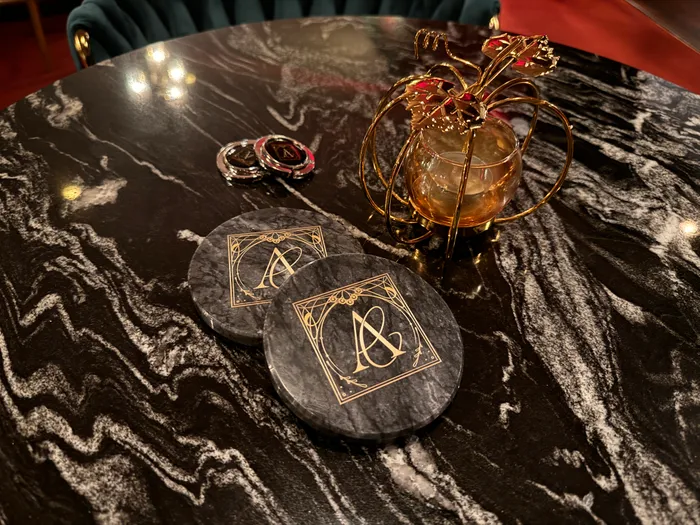 CustomApronsNow.Com - Marble Coaster