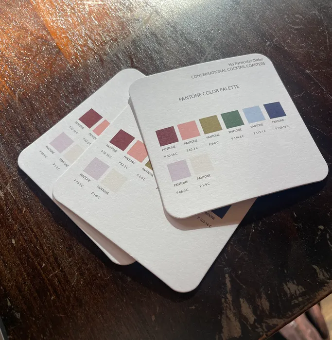 CustomApronsNow.Com - Custom coaster samples