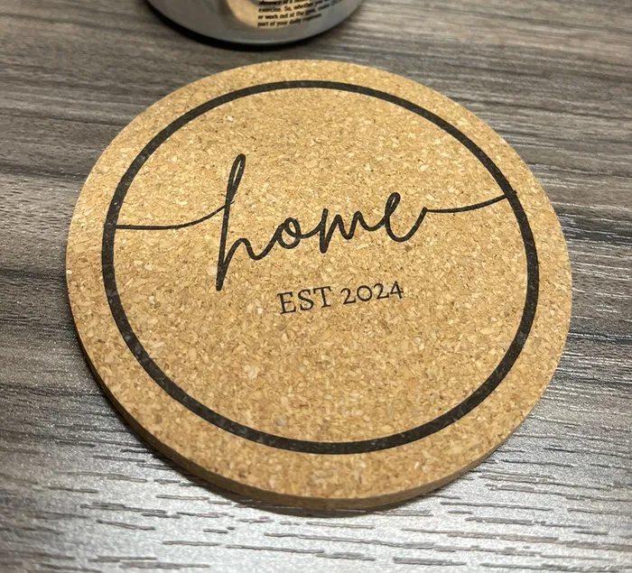 CustomApronsNow.Com - Cork Coasters
