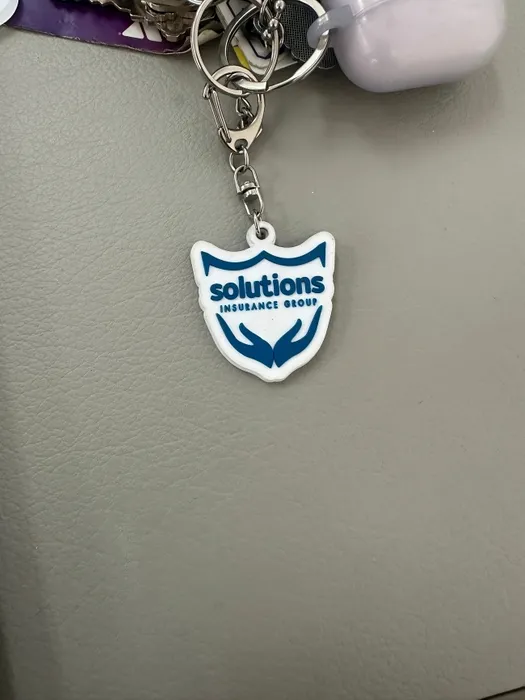 CustomApronsNow.Com - PVC Keychain