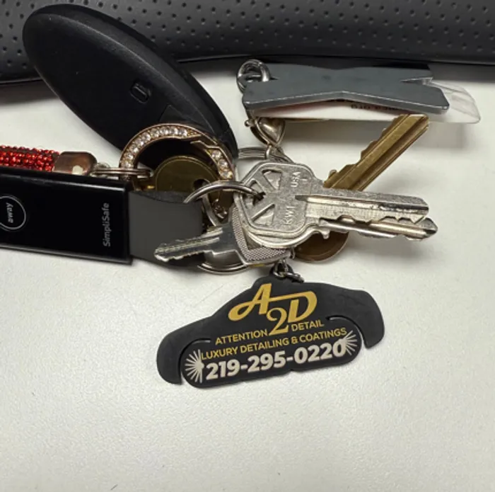 CustomApronsNow.Com - PVC Keychain