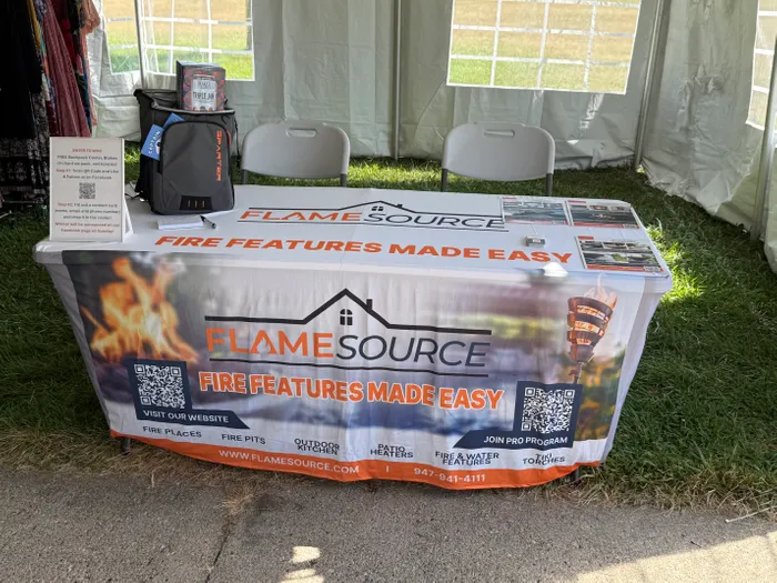 TableCoversNow.Com - Custom Zip Up Trade Show Display Tension Fabric 10' x 8'