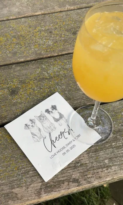 TableCoversNow.Com - Custom Beverage Napkin