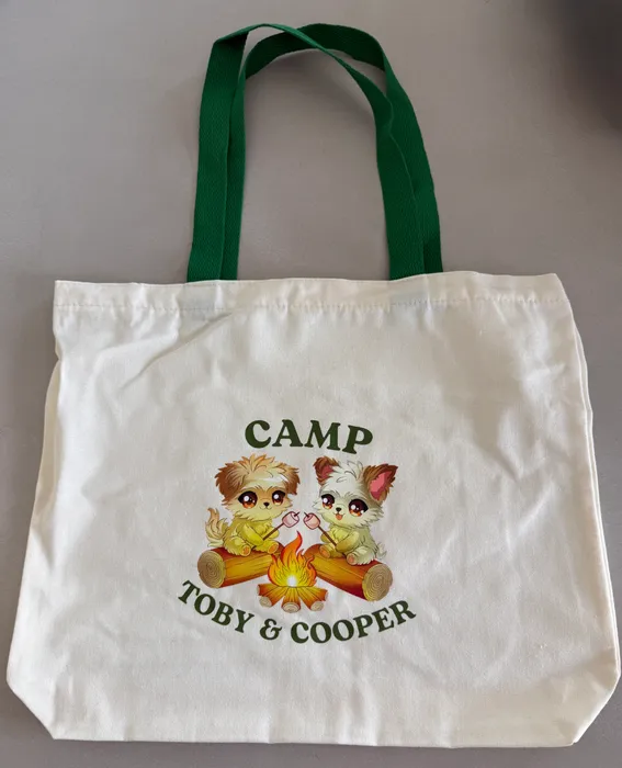 CustomApronsNow.Com - Custom Natural Cotton Tote Bag