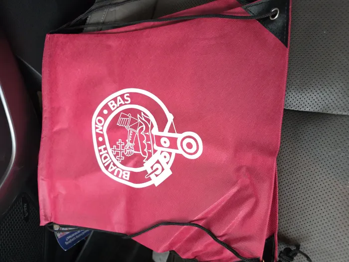 CustomApronsNow.Com - Custom Non-Woven Drawstring Bag