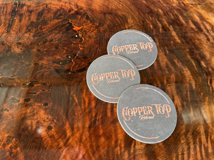 CustomApronsNow.Com - Kraft Paper Coaster