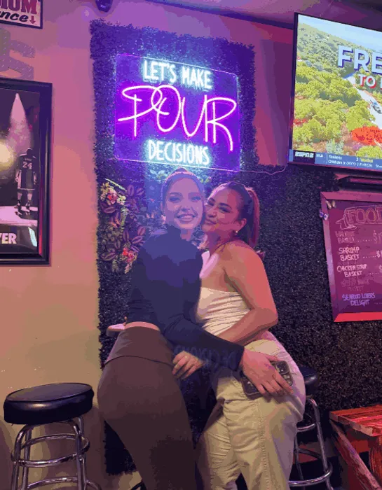 TableCoversNow.Com - Let's Make Pour Decisions Neon Signs