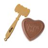 Smash Chocolate Heart with Candy Hearts 