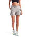 Ladies' Maria Jogger Short Heather Grey