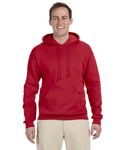 Jerzees Adult NuBlend FleecePullover Hooded Sweatshirt True Red
