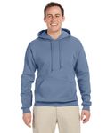 Jerzees Adult NuBlend FleecePullover Hooded Sweatshirt Denim