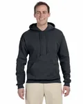Jerzees Adult NuBlend FleecePullover Hooded Sweatshirt Charcoal Grey