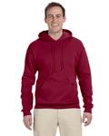 Jerzees Adult NuBlend FleecePullover Hooded Sweatshirt Cardinal