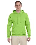 Jerzees Adult NuBlend FleecePullover Hooded Sweatshirt Neon Green