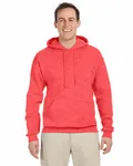 Jerzees Adult NuBlend FleecePullover Hooded Sweatshirt Retro Hth Coral