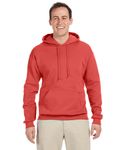 Jerzees Adult NuBlend FleecePullover Hooded Sweatshirt Sunset Coral